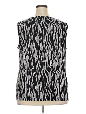 JM Collection Sleeveless Blouse (view 2)