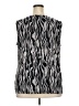 JM Collection Silver Sleeveless Blouse Size 3X - photo 2