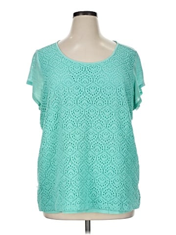 Liz Claiborne Short Sleeve Top (view 1)