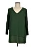 MICHAEL Michael Kors 100% Polyester Green 3/4 Sleeve Blouse Size M - photo 1