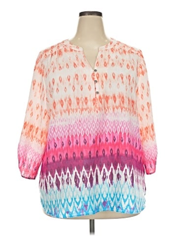 Kim Rogers 3/4 Sleeve Blouse (view 1)