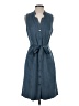 Etcetera Blue Casual Dress Size 2 - photo 1
