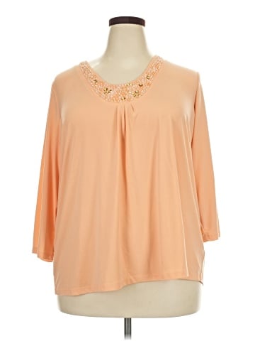 Susan Graver 3/4 Sleeve Blouse (view 1)