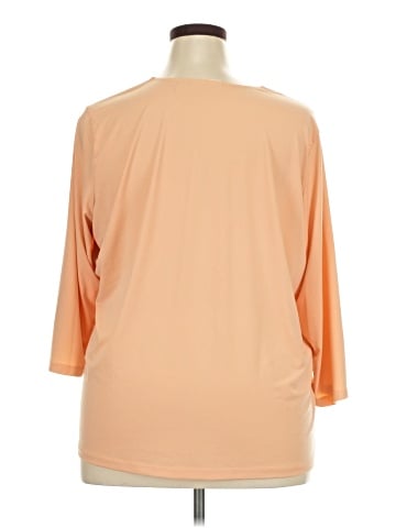 Susan Graver 3/4 Sleeve Blouse (view 2)