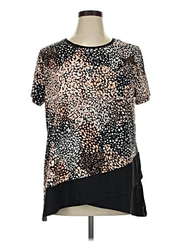 Cuddl Duds Short Sleeve Blouse (view 1)