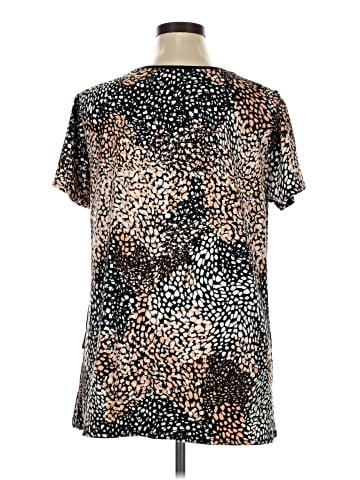 Cuddl Duds Short Sleeve Blouse (view 2)