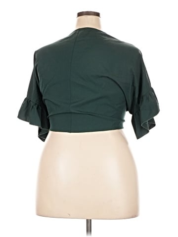 Shein Curve Short Sleeve Blouse (view 2)