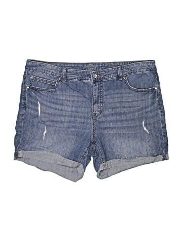 Jennifer Lopez Denim Shorts (view 1)