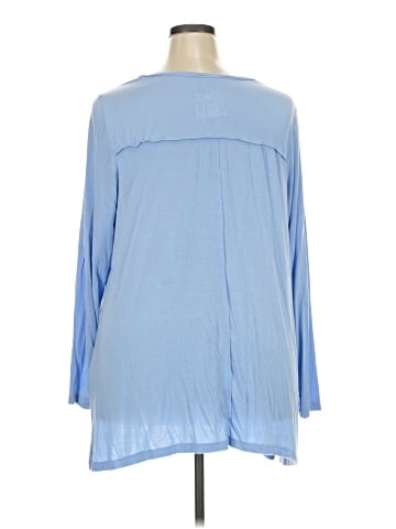 Peace Love World Long Sleeve Blouse (view 2)
