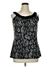 New Directions Black Sleeveless Blouse Size XL - photo 1