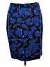 Kasper 100% Polyester Print Blue Casual Skirt Size 16 - photo 2