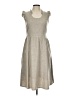 Tocca Metallic Gray Casual Dress Size 10 - photo 1