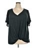 Caslon Gray Short Sleeve Top Size 3X - photo 1