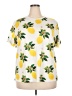 Pixie Lady Yellow Short Sleeve Top Size 2X - photo 1