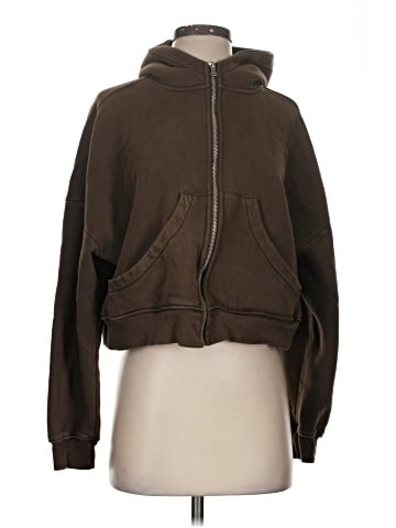 Pull&Bear Zip Up Hoodie (view 1)