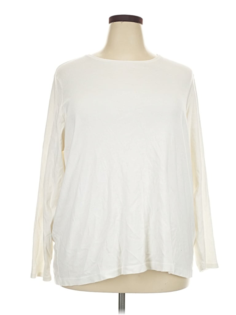 Pre-owned Croft & Barrow Pullover Sweater In Ivory