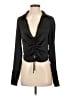 Free People Black Long Sleeve Blouse Size S - photo 1
