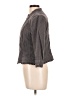 Sandro 100% Cotton Gray Jacket Size Lg (3) - photo 5