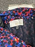 Ecru 100% Polyester Print Blue Casual Dress Size L - photo 7