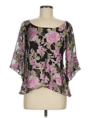 Alex Evenings 3/4 Sleeve Blouse (view 1)