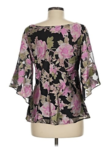 Alex Evenings 3/4 Sleeve Blouse (view 2)