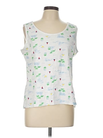 Lands' End Sleeveless T-Shirt (view 1)