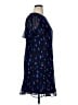 DKNY 100% Polyester Blue Cocktail Dress Size 14 - photo 4