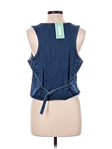 New Collection Denim Vest (view 2)