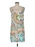 ING 100% Polyester Aztec Or Tribal Print Floral Green Gray Casual Dress Size M - photo 2
