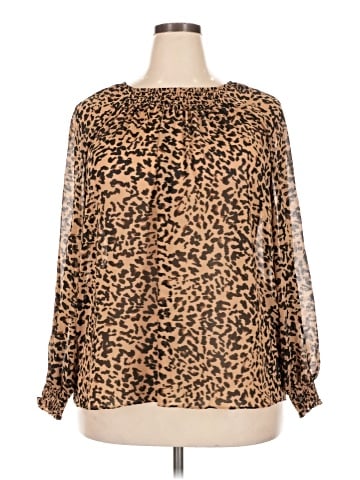 Ava & Viv Long Sleeve Blouse (view 1)