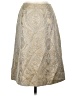 Talbots Paisley Silver Formal Skirt Size 2 - photo 1