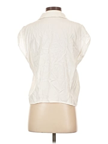 June & Hudson Sleeveless Button-Down Shirt (view 2)