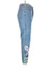 Topshop 100% Cotton Tropical Blue Jeans Size 28 waist - photo 4