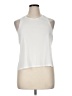 Athleta 100% Polyester Ivory Sleeveless T-Shirt Size XL - photo 1