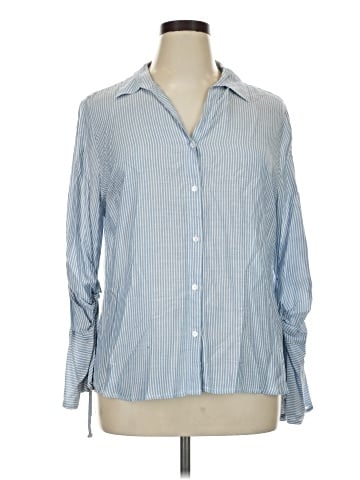 Jones New York Long Sleeve Button-Down Shirt (view 1)