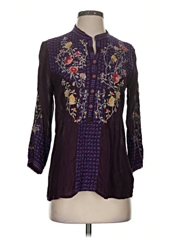 Johnny Was 3/4 Sleeve Blouse (view 1)