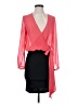 ASOS 100% Polyester Color Block Pink Cocktail Dress Size 4 - photo 1