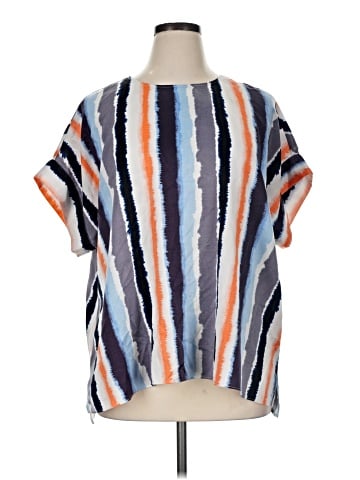 Worthington Short Sleeve Blouse (view 1)