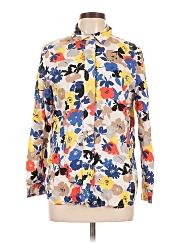 Jones New York Long Sleeve Button-Down Shirt (view 1)