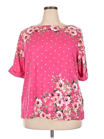 Karen Scott 3/4 Sleeve Blouse (view 1)