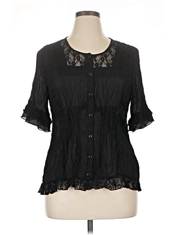 Notations Short Sleeve Blouse (view 1)