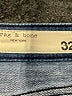 Rag & Bone Chevron-herringbone Blue Jeans Size 32 waist - photo 4