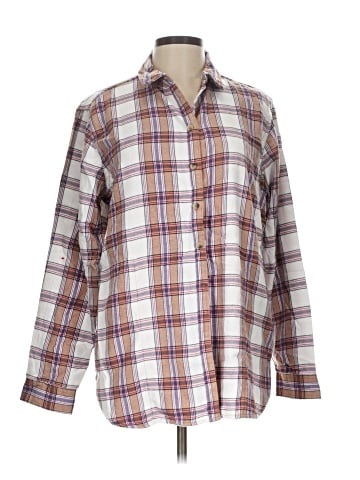 Jachs Girlfriend Long Sleeve Button-Down Shirt (view 1)