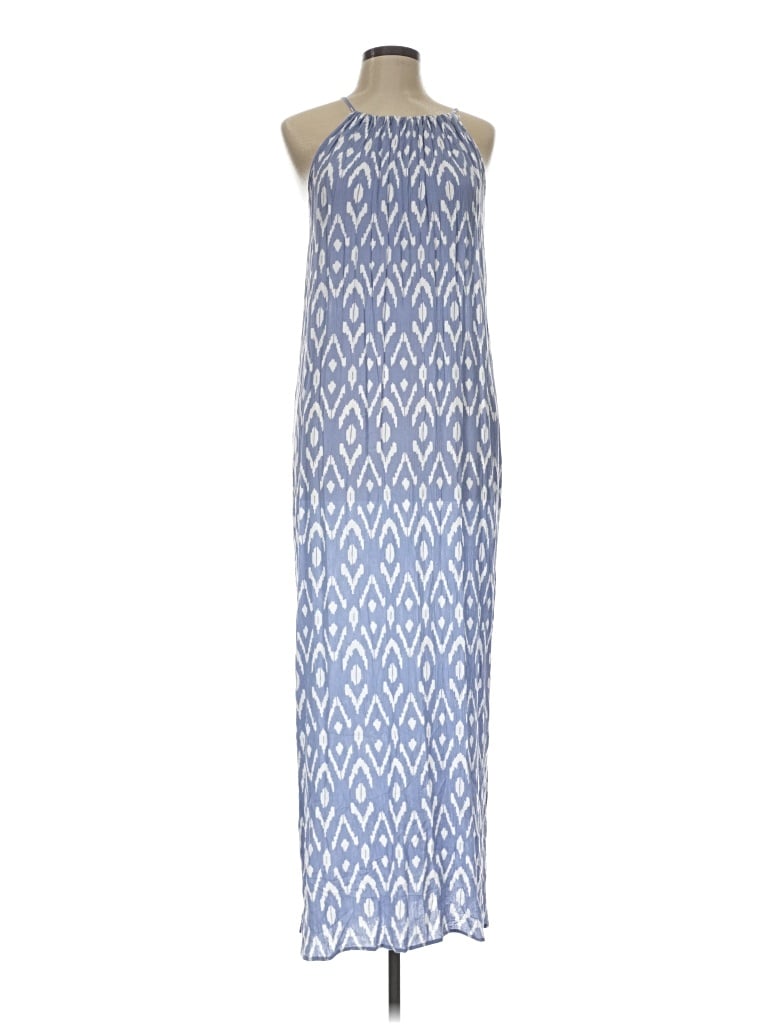 Pre-owned Mud Pie Casual Dress In Blue