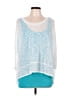 Chelsea & Theodore Blue Pullover Sweater Size L - photo 1