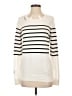 Amazon Essentials Stripes Ivory Pullover Sweater Size S - photo 1