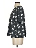 CAbi 100% Polyester Polka Dots Black Short Sleeve Blouse Size S - photo 5