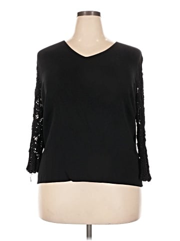 Joseph A. 3/4 Sleeve Top (view 1)