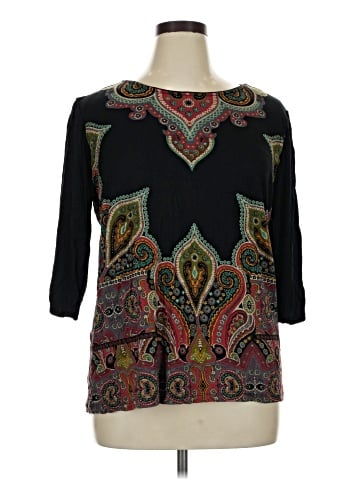 Cha Cha Vente 3/4 Sleeve Blouse (view 1)