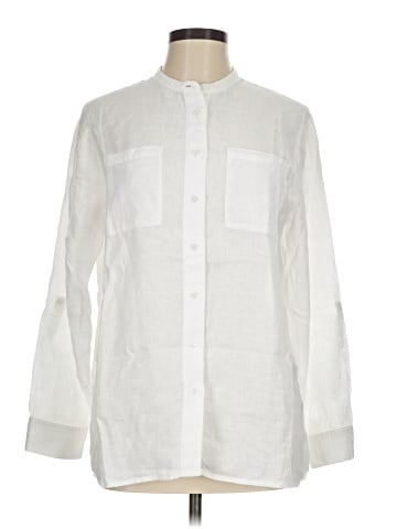 Lands' End Long Sleeve Button-Down Shirt (view 1)